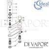 Ideal Standard Retail Bath Mixer Tap Spare Parts